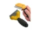 Pet Deshedding Brush / Trimmer, 7 cm, Yellow/Black