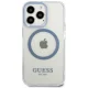 Apple iPhone 13 Pro 6.1\'\' Guess Metal Outline Magsafe Case Cover, Blue