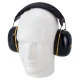 Uvex K20 Foldable Earmuffs, SNR 33 dB, Black / Yellow