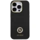 Guess iPhone 15 Pro Max Case Silicone Logo Strass 4G, Black