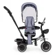 ECOTOYS Tricycle with 360° Rotating Seat and Canopy for Toddlers, Grey