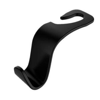 Universal Car Headrest Hook for Shopping Bags, Black
