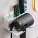 Wall Mount Hair Dryer Holder Bathroom Shelf Organizer, White