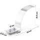 Soke PRO Stunt Scooter Brake, Silver