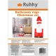 Ruhhy Christmas Bathroom Mat Set 3 pcs, Red