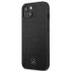 Mercedes iPhone 13 mini Case Leather Stars Pattern, Black