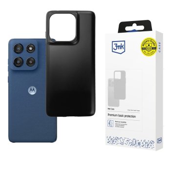 3mk Matt Case for Motorola Moto Edge 60 / 60 Fusion, Matte Black
