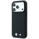 BMW M Blue Perfo Metal Logo MagSafe Case for iPhone 18 Pro Max / 17 Pro Max, Black