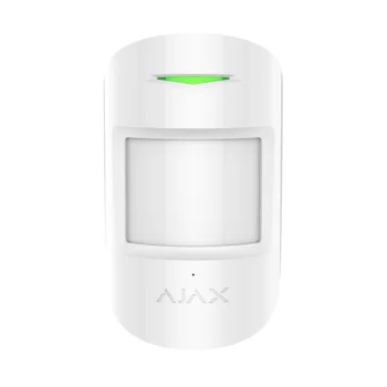 Ajax CombiProtect Wireless Motion and Glass Break Detector, White