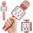 Wireless Bluetooth Karaoke Microphone with Speaker & Voice Changer