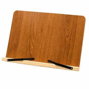 Adjustable Wooden Book and Tablet Stand