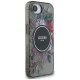 Guess IML Flowers MagSafe Case for iPhone 16e - Black