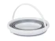 Collapsible Silicone Bucket, 10 L, Grey/White