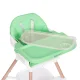 Ecotoys HC508 2-in-1 Baby High Chair, Green