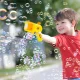 Bakalu Giraffe Soap Bubble Gun with Solution, Yellow