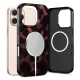 Tech-Protect Lamano MagSafe Case for iPhone 16 Pro Max, Black/Red