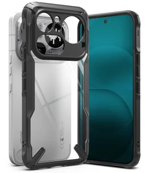 Ringke Fusion X Case for Nothing Phone 4A Pro, Transparent and Black
