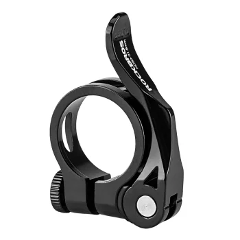 Dviračio balnelio vamzdžio užveržiklis Rockbros 41210092001 su greitveržle, 31.8 mm, juodas