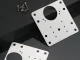 Furniture Hinge Repair Plates Kit, 4 pcs (9x9 cm)