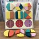 Bakalu Wooden Educational Math Fractions Puzzle KZ0987