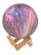 Decorative Night LED Lamp 3D Moon with Remote Control - 16 colors