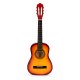 ECOTOYS Large Classical Wooden Guitar for Kids 6-String, Brown