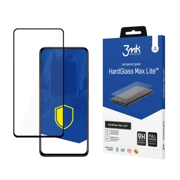 Xiaomi Redmi Note 11s / 11 4G Black 3MK Hard Glass Max Lite Tempered Fullscreen Protector