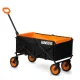 Humberg Folding Transport Cart with Net, 100L