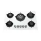 IsEasy MGBG-775 5-Burner Built-in Gas Hob (White)