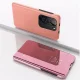 Clear View Flip Case for Xiaomi Redmi K40 Pro+ / K40 Pro / K40 / Poco F3, Pink