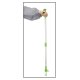 Teleskopisks nezāļu izravētājs sakņu izvilcējs 93 cm