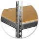 Humberg Hr-853 Metal Storage Shelving Unit 183x90x40 cm, Silver