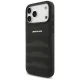 Mercedes AMG Leather Debossed Lines Case for iPhone 18 Pro Max / 17 Pro Max - Black