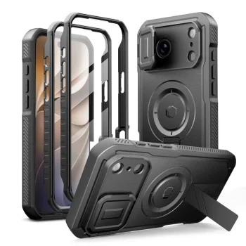 Tech-Protect Kevlar MagSafe 2-Set Case for iPhone 18 Pro Max / 17 Pro Max - Black