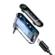 Baseus Qiyin Bluetooth Audio Receiver AUX for Car, Black