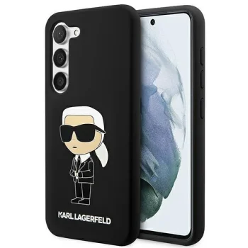 Karl Lagerfeld Silicone Ikonik Case for Samsung Galaxy S23 Black