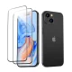 Apple iPhone 15 Plus 6.7\'\' ESR Armorite Tempered Glass Screen Protector, Black, 2 pcs.