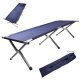 Luaro Folding Camping Bed XXL, 150kg, Blue