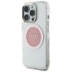 Guess iPhone 16 Pro Max Case IML Metal Colored Circle MagSafe, Pink