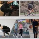 Rockbros RK2004L Breathable Cycling Pants with Pad, Size L, Black