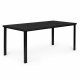 Multigarden Garden Table 180x90 cm for 6-8 People, Black