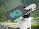 Compact Smartphone Microscope with Clip 60x–200x Zoom, LED and UV Light