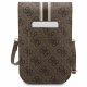 Guess 4G Stripe Phone Handbag, Brown
