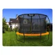 Neo-Sport NS-12C201 Garden Trampoline with Inner Net 374 cm (12ft), Orange