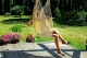 Brazilian Hammock - Hanging Chair with Wooden Frame, Boho Style (130x90cm), Max Load 120kg