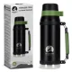 MOUNTAIN GOAT Stainless Steel Vacuum Flask 2L, Black/Green