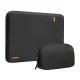 Tomtoc Defender-A13 14\" Laptop Sleeve and Accessory Case Set, Black
