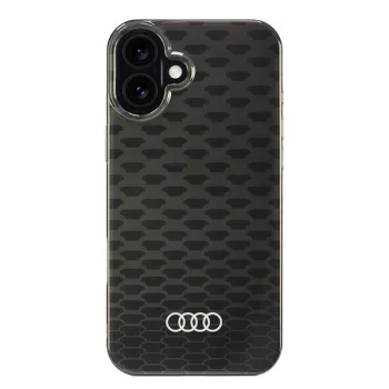 Audi IML Stitching Pattern MagSafe Case for iPhone 16 Plus 6.7", Black