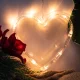 Ikonka LED Christmas Heart Decoration, 10 LED