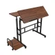 Maclean Mobile Ergonomic Desk, Black, 80x60cm, MC-124 B